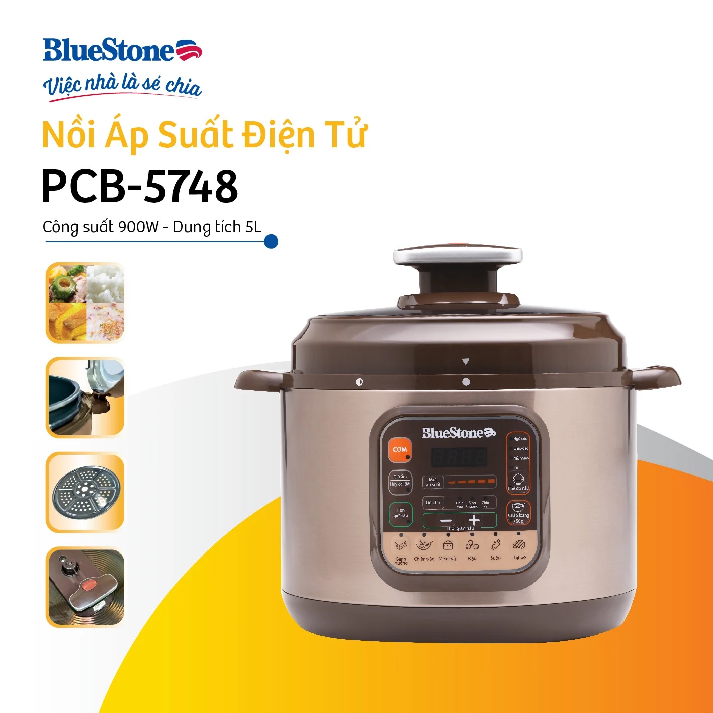 Nồi áp suất BlueStone PCB-5748